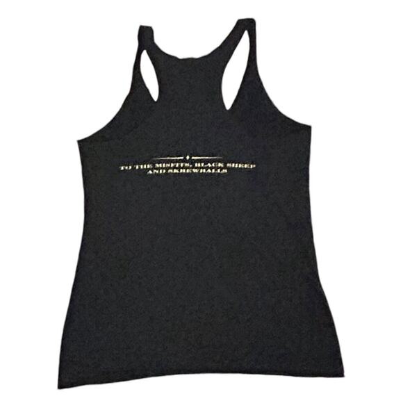 Skrewball Peanut Butter Whiskey Tank Top T Shirt Medium Gray - Picture 3 of 4